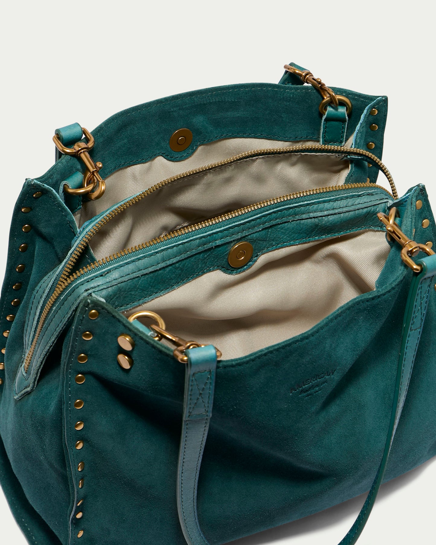 Dark Teal Suede
