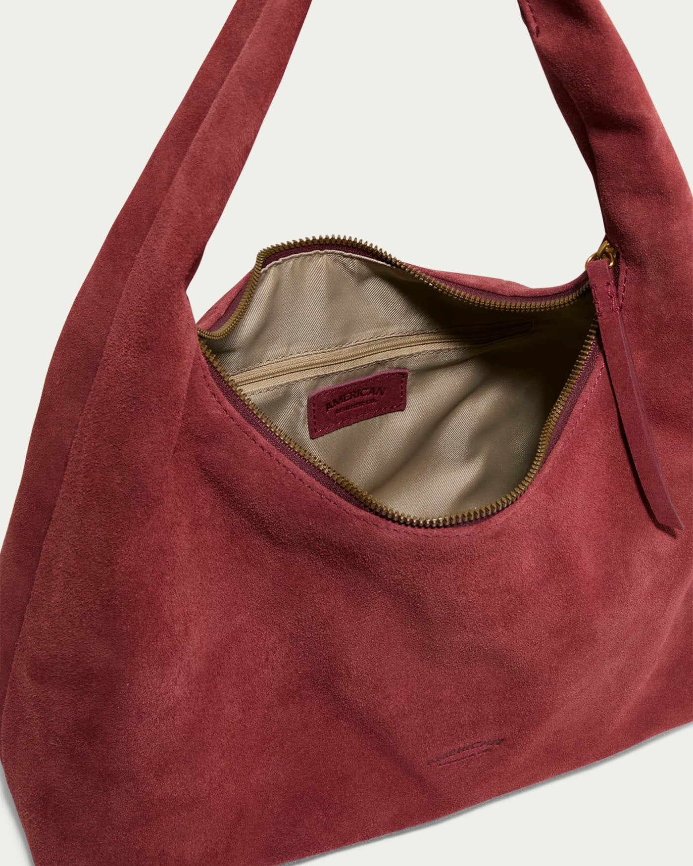 dark cherry suede
