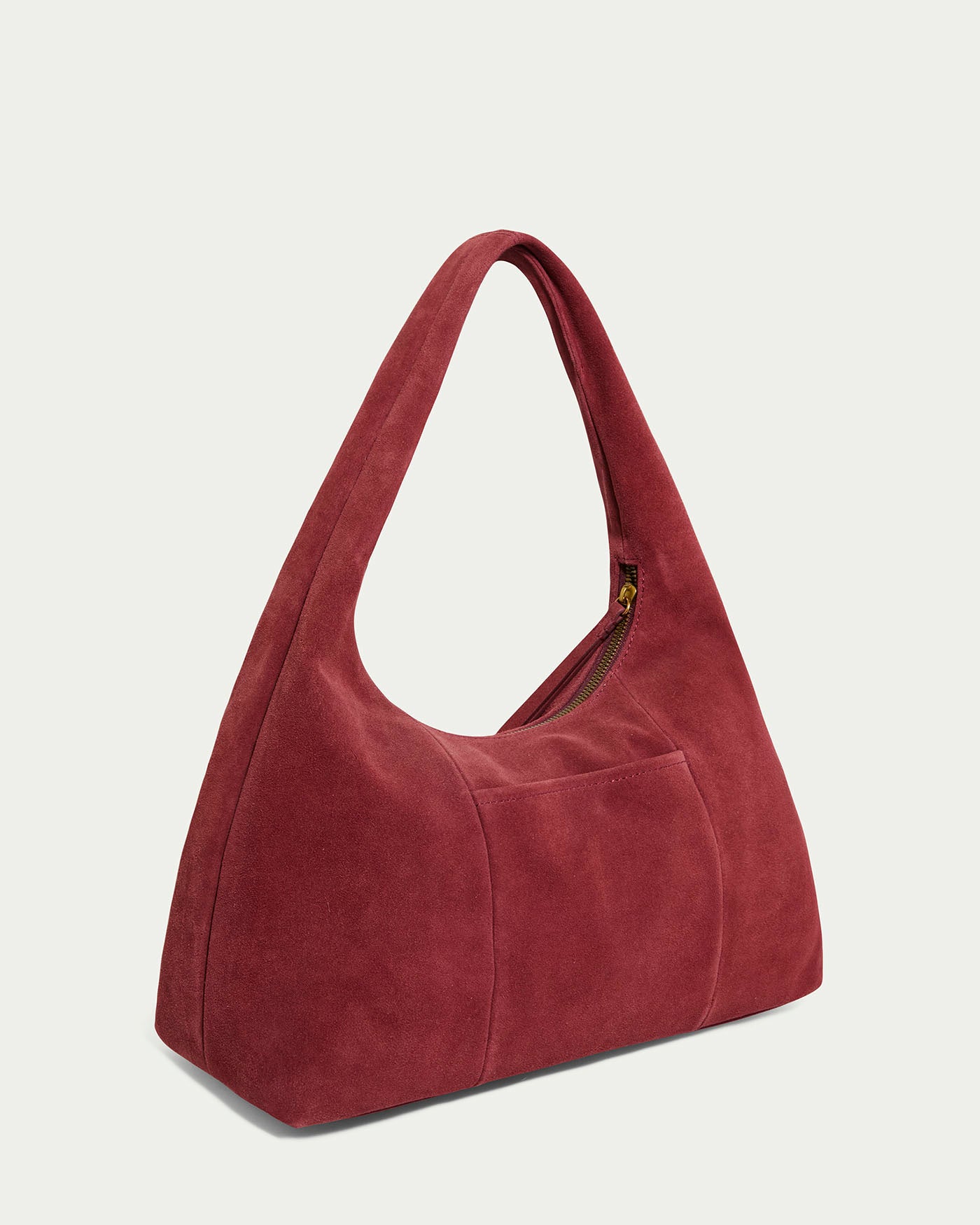 dark cherry suede