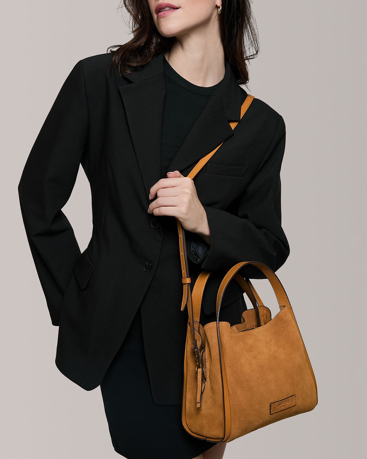 cafe latte suede