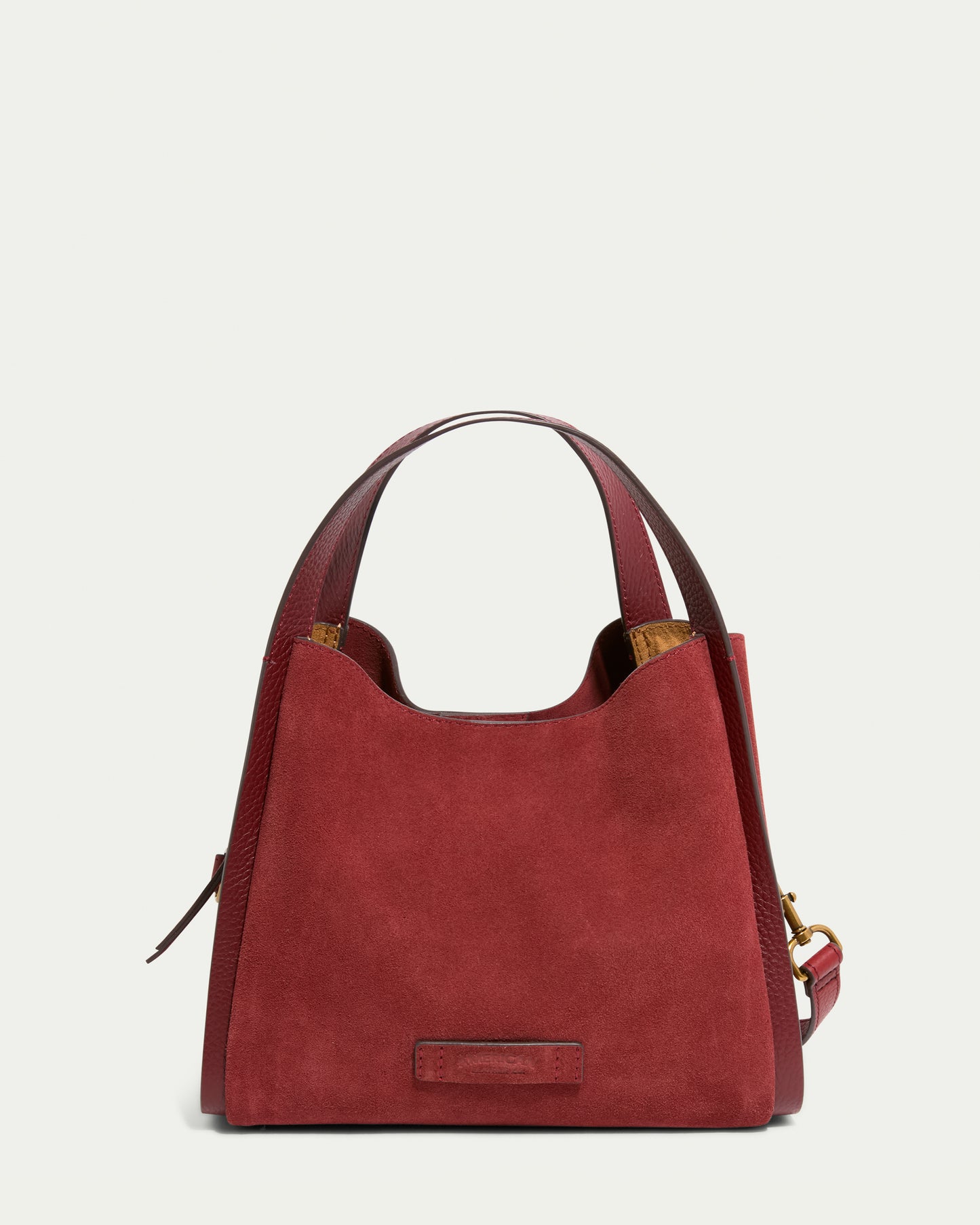 dark cherry suede