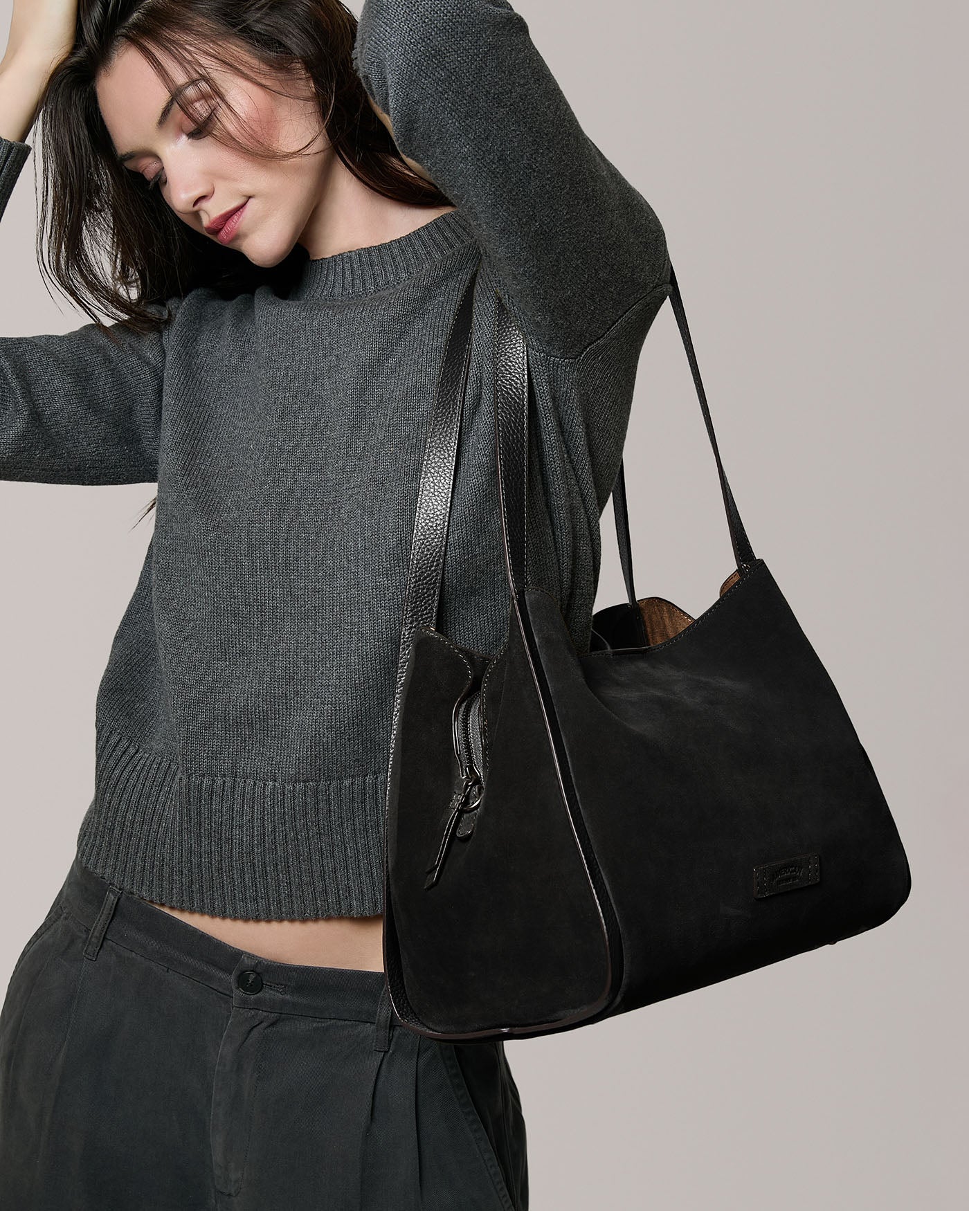 black suede