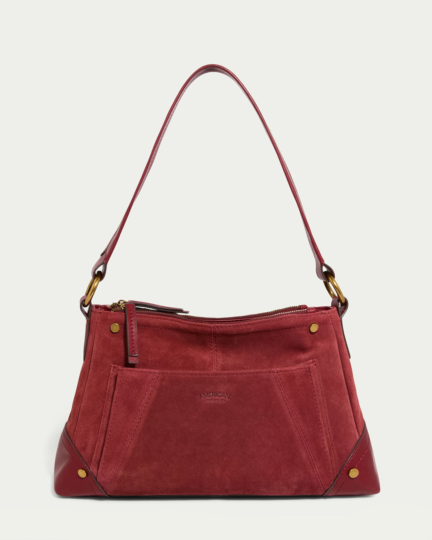 dark cherry suede