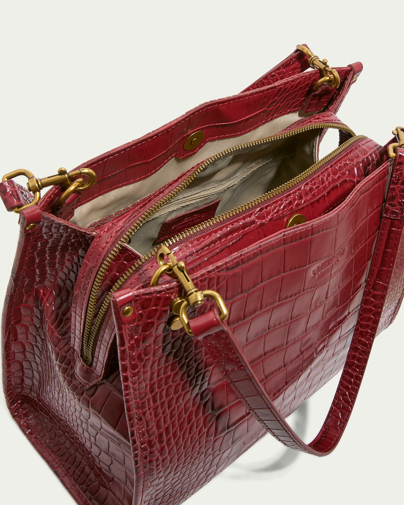 dark cherry italian croco