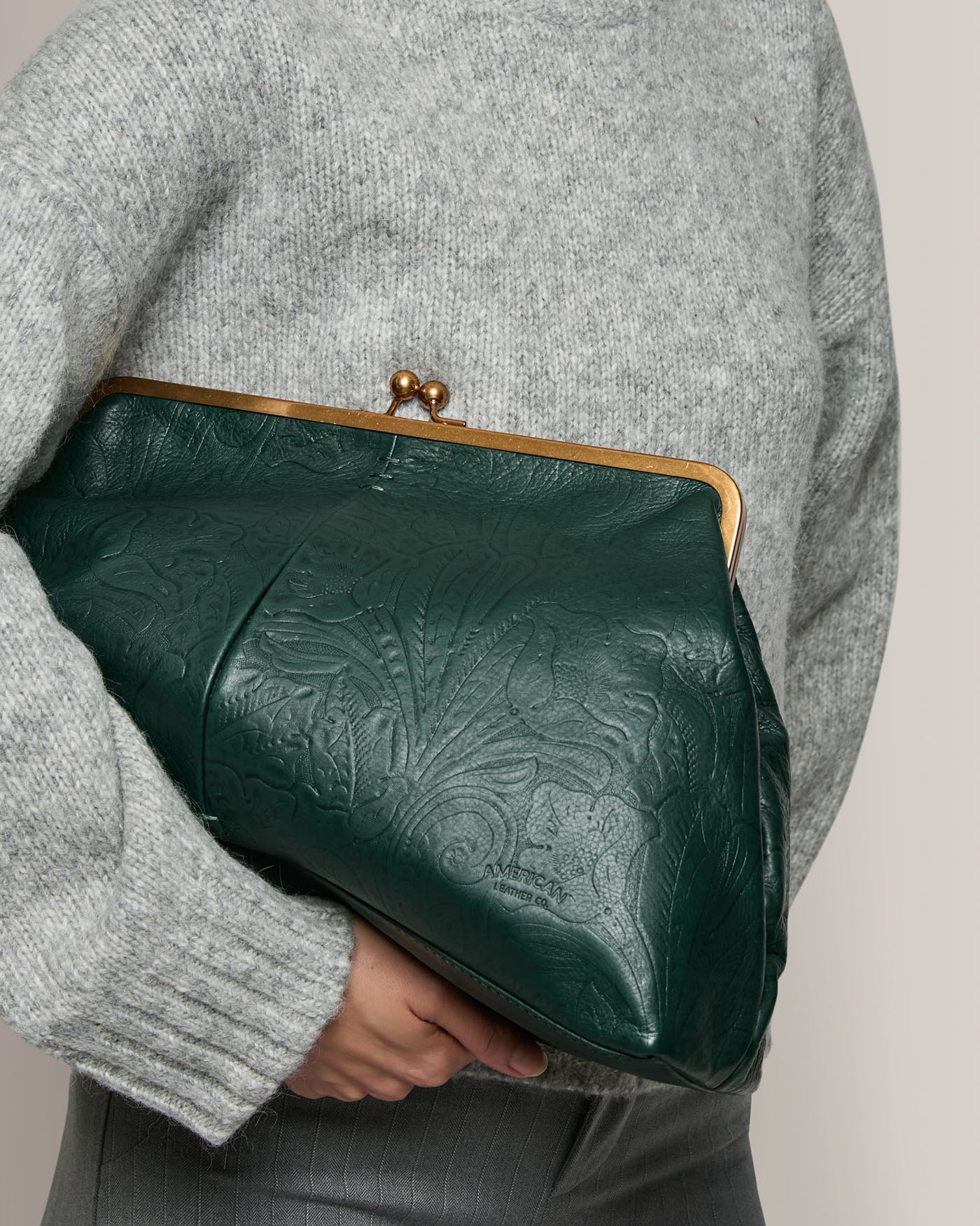hunter green tooled