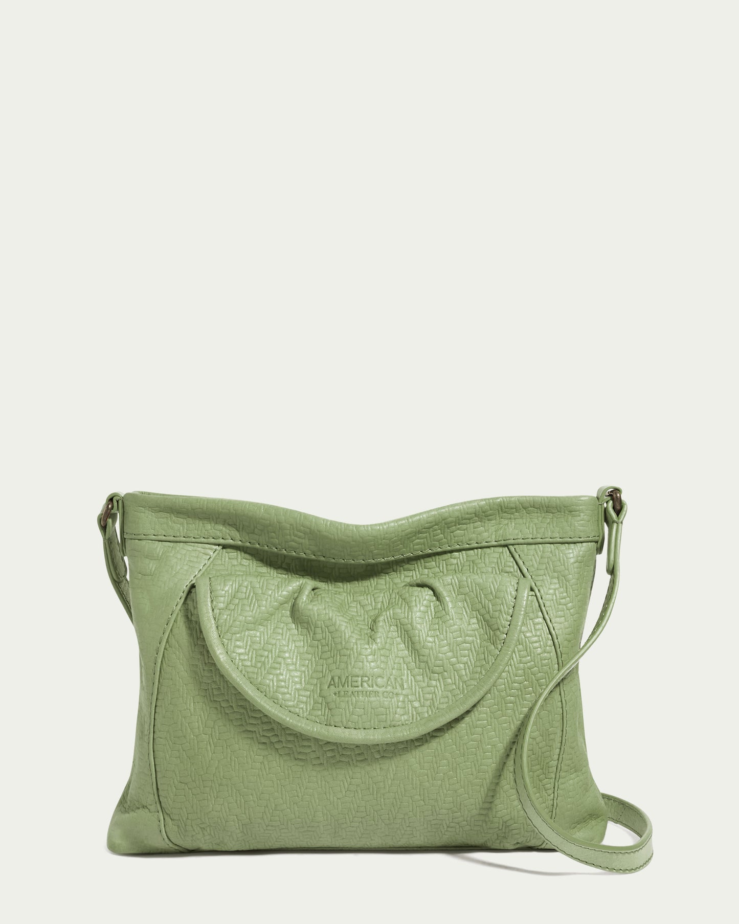 Pottery Green Weave Embossed