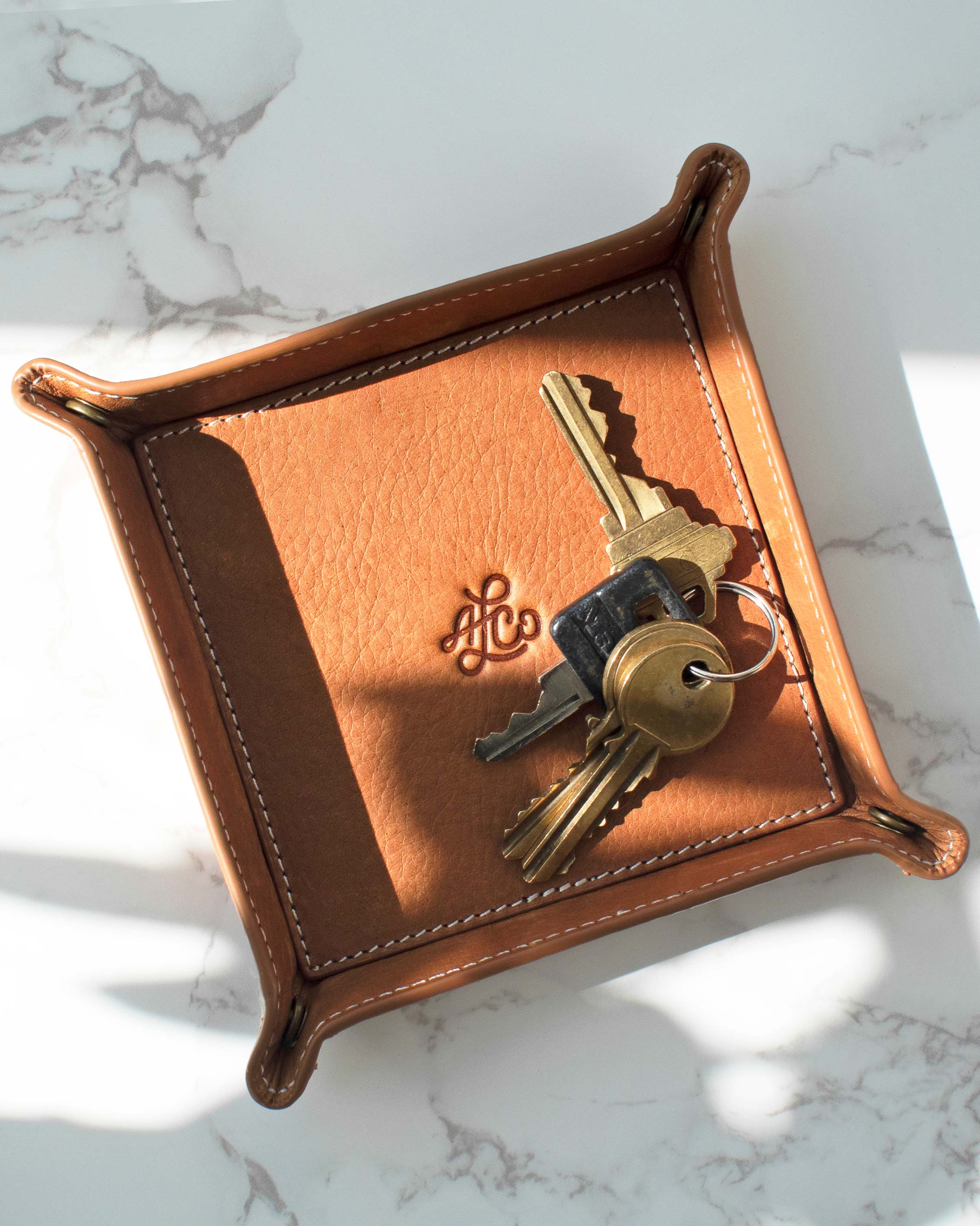 Manchester Leather Tray