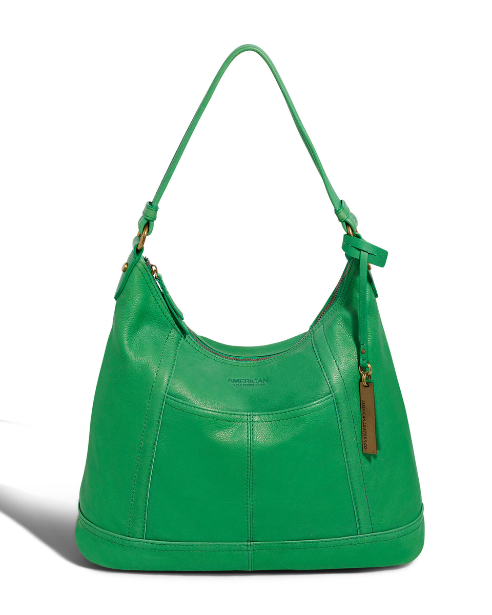 American Leather Co. Hudson Hobo Jungle Green