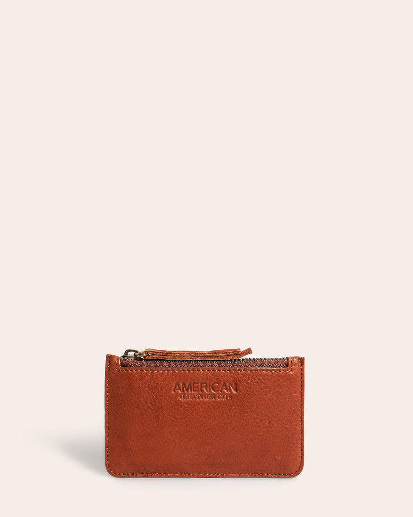 American Leather Co. Liberty Wallet With RFID Brandy - front