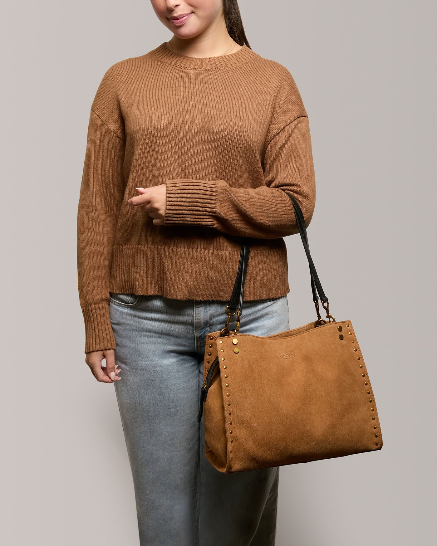 cafe latte suede