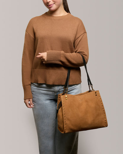 cafe latte suede