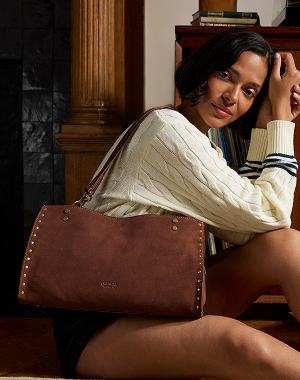 girl with handbag