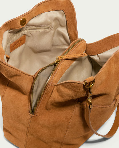 cafe latte suede