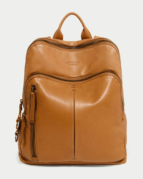 American Leather Co. Cleveland Leather Backpack,Nutmeg American Leather Co. Cleveland Leather Backpack,Nutmeg