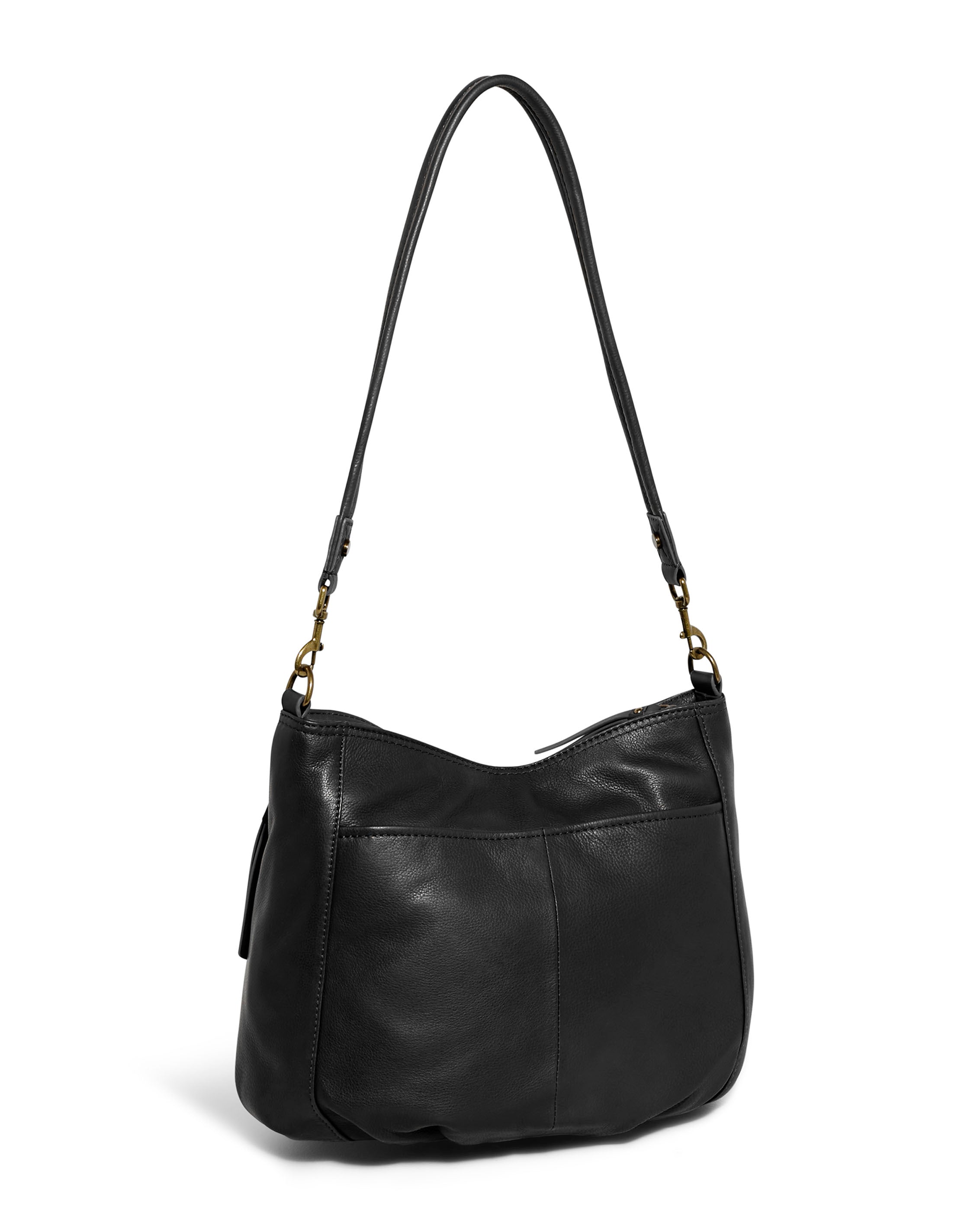 Ella Shoulder in Black | American Leather Co.