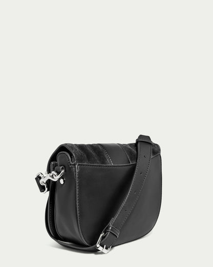 Black suede