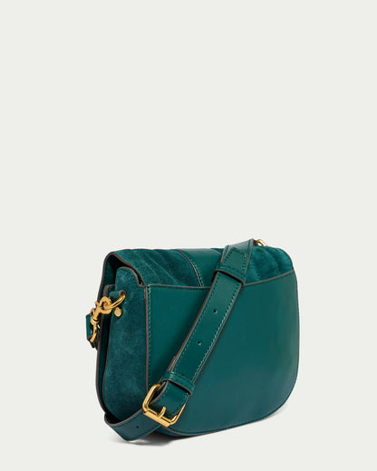 Dark Teal Suede