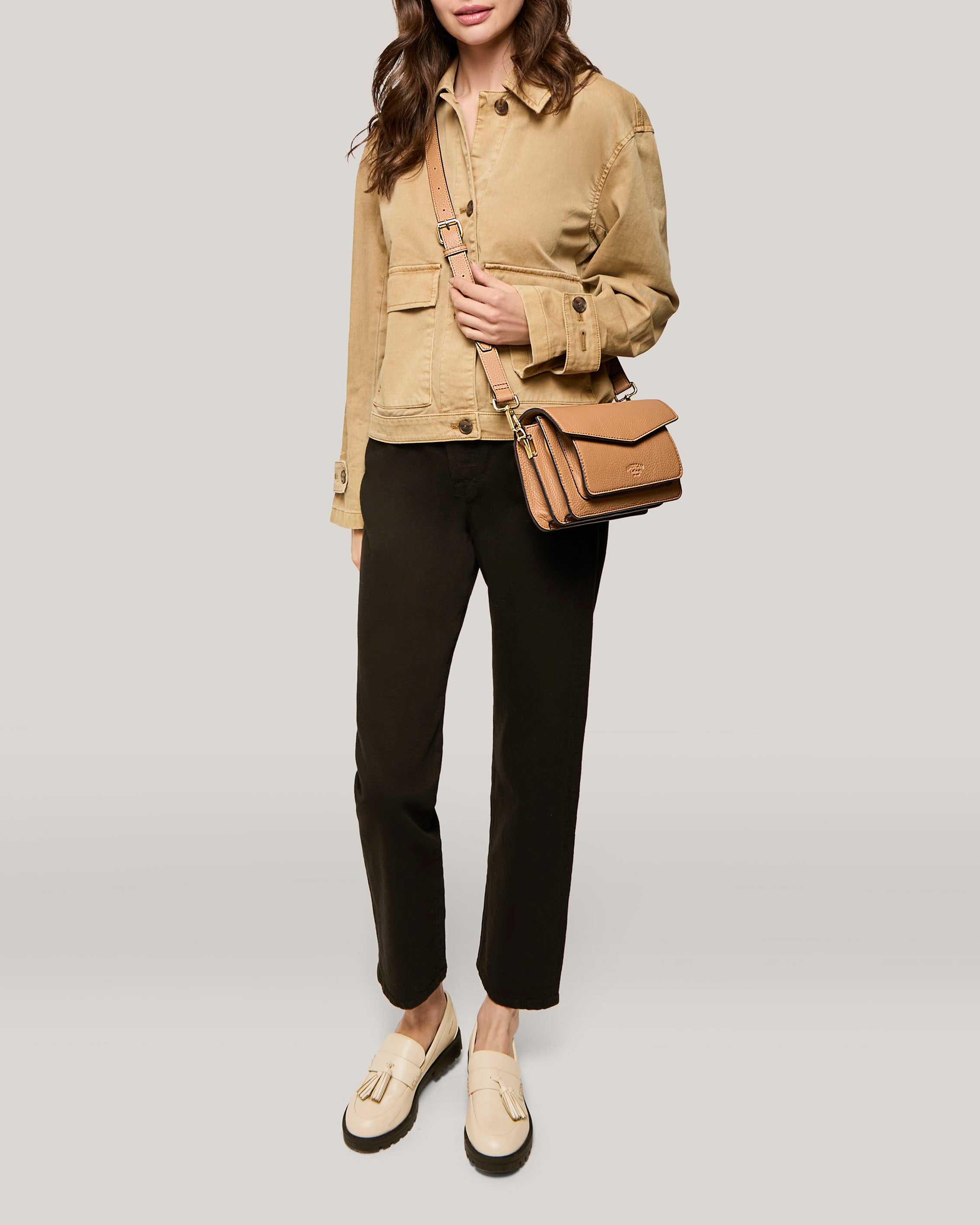 Troy Acordian Crossbody