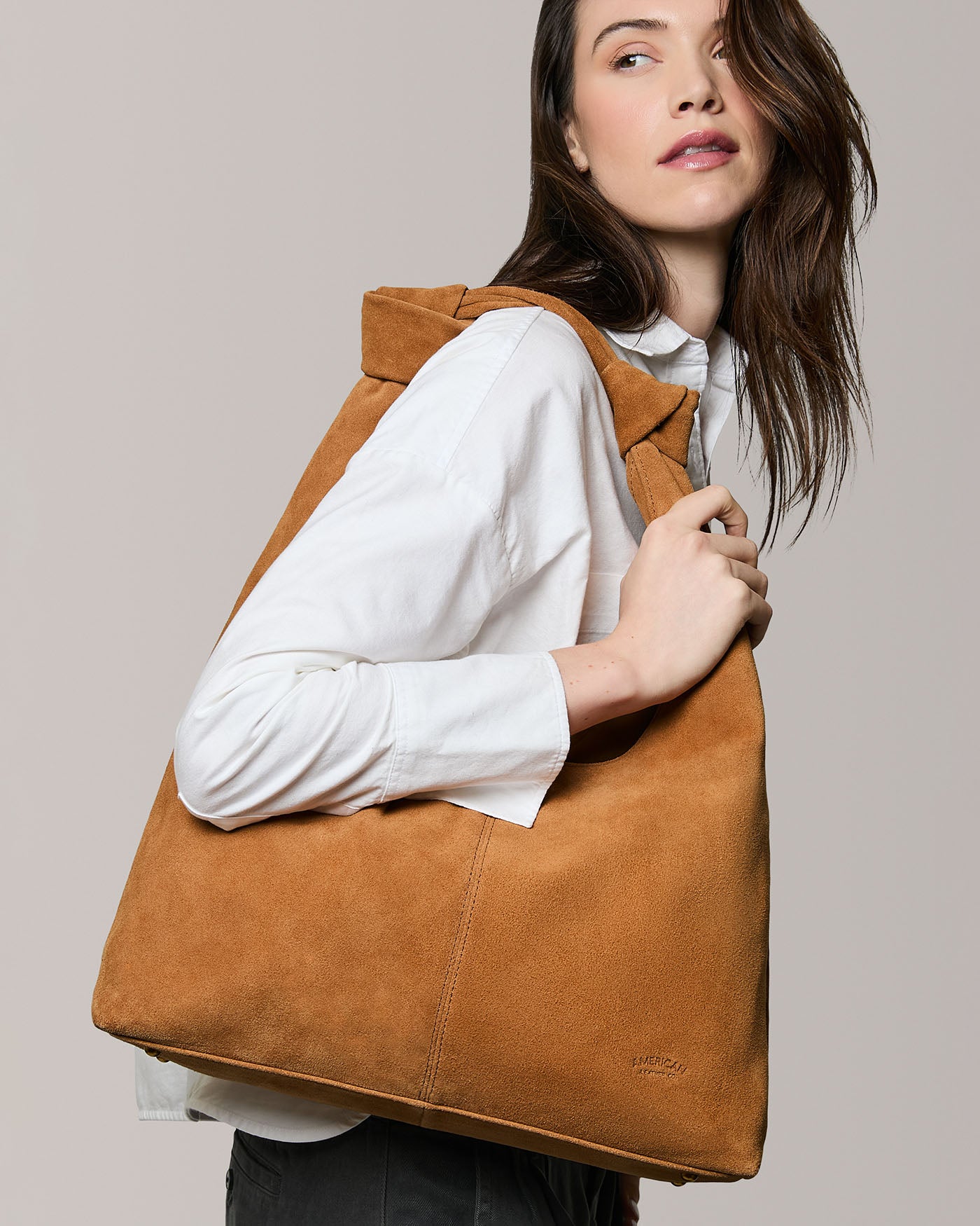 cafe latte suede