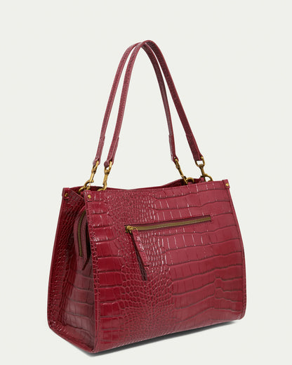 dark cherry italian croco