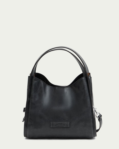Black Bomber Leather
