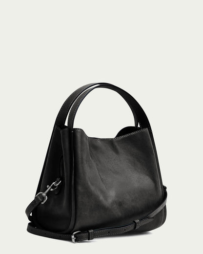 Black Bomber Leather