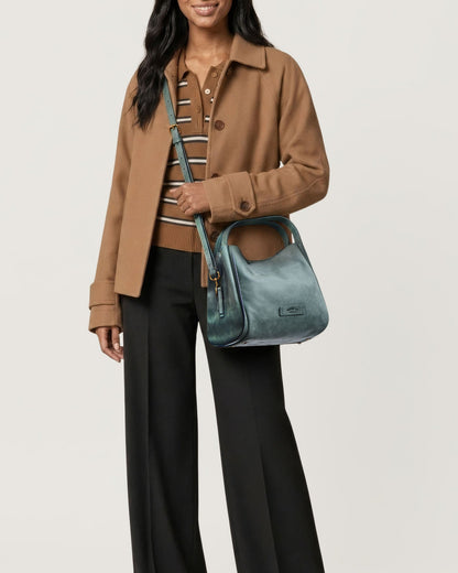 Sage Leaf Bomber Leather