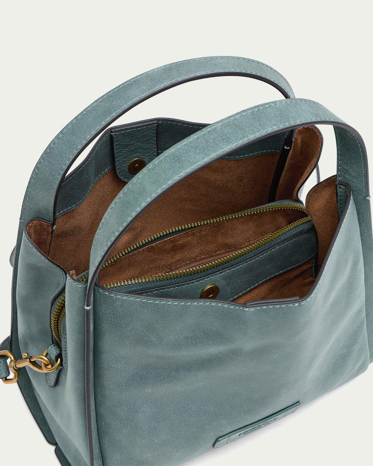 Sage Leaf Bomber Leather
