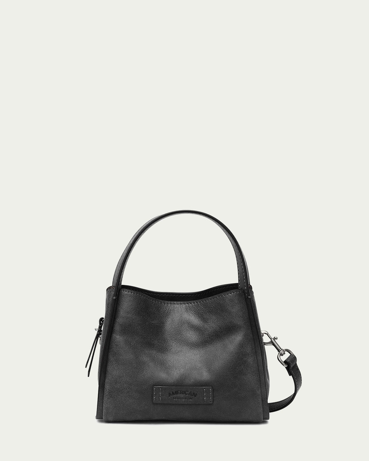 Black Bomber Leather