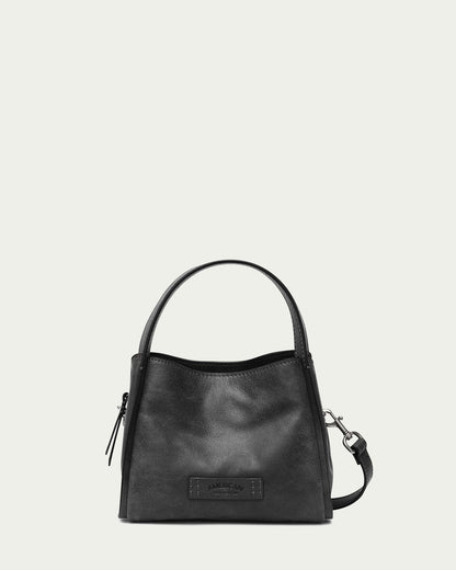 Black Bomber Leather