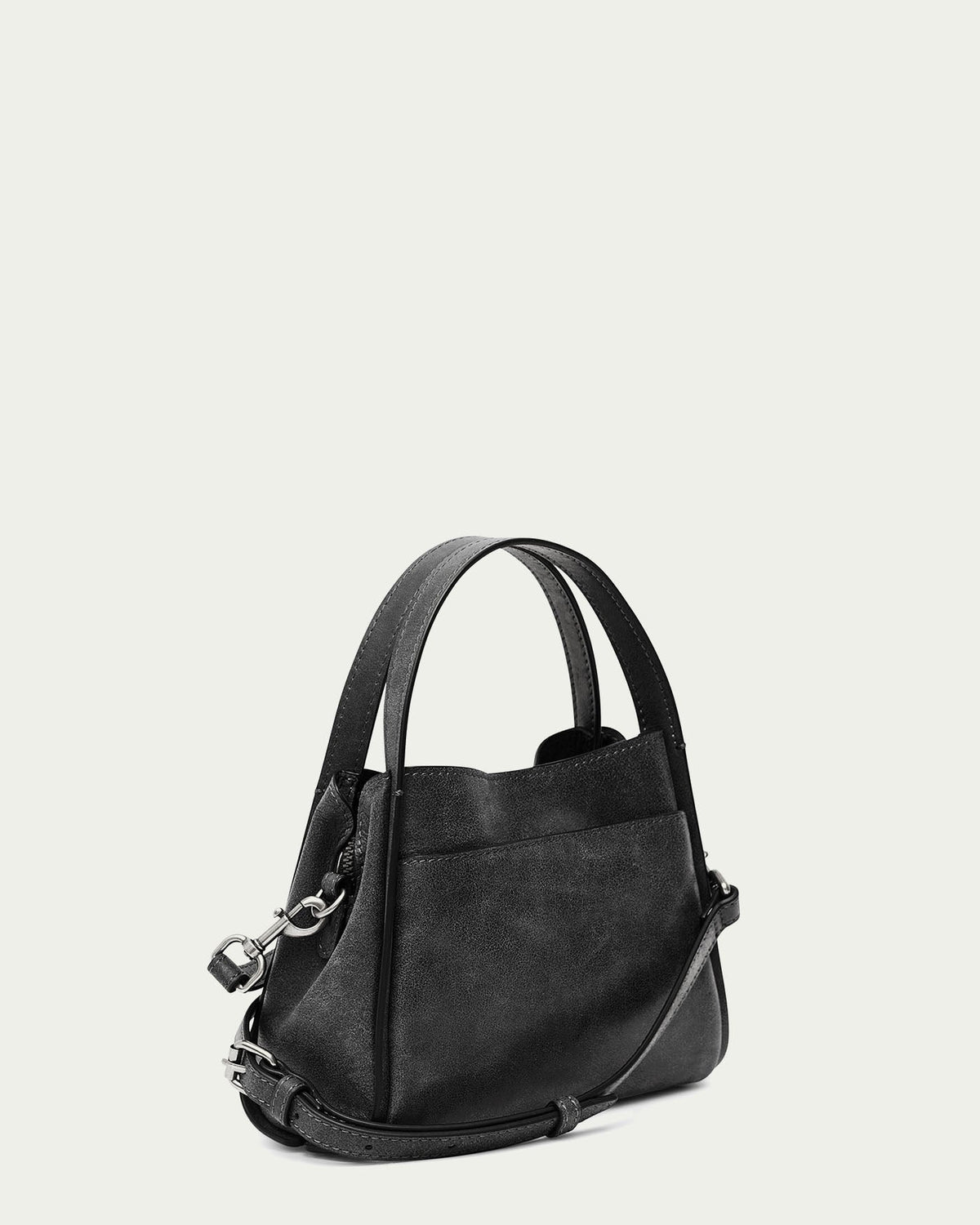 Black Bomber Leather