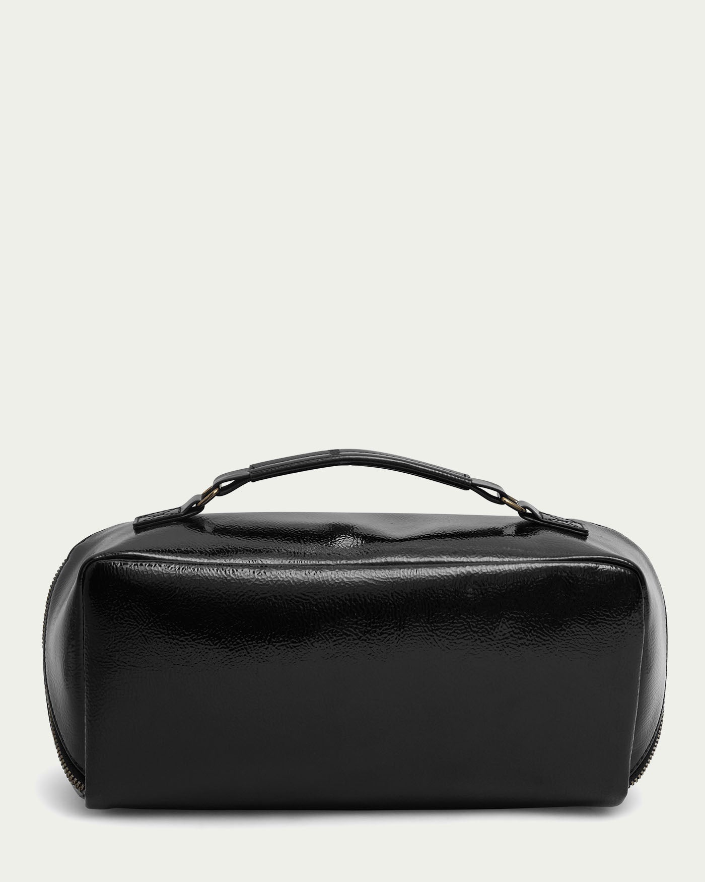 Black Crinkle Patent
