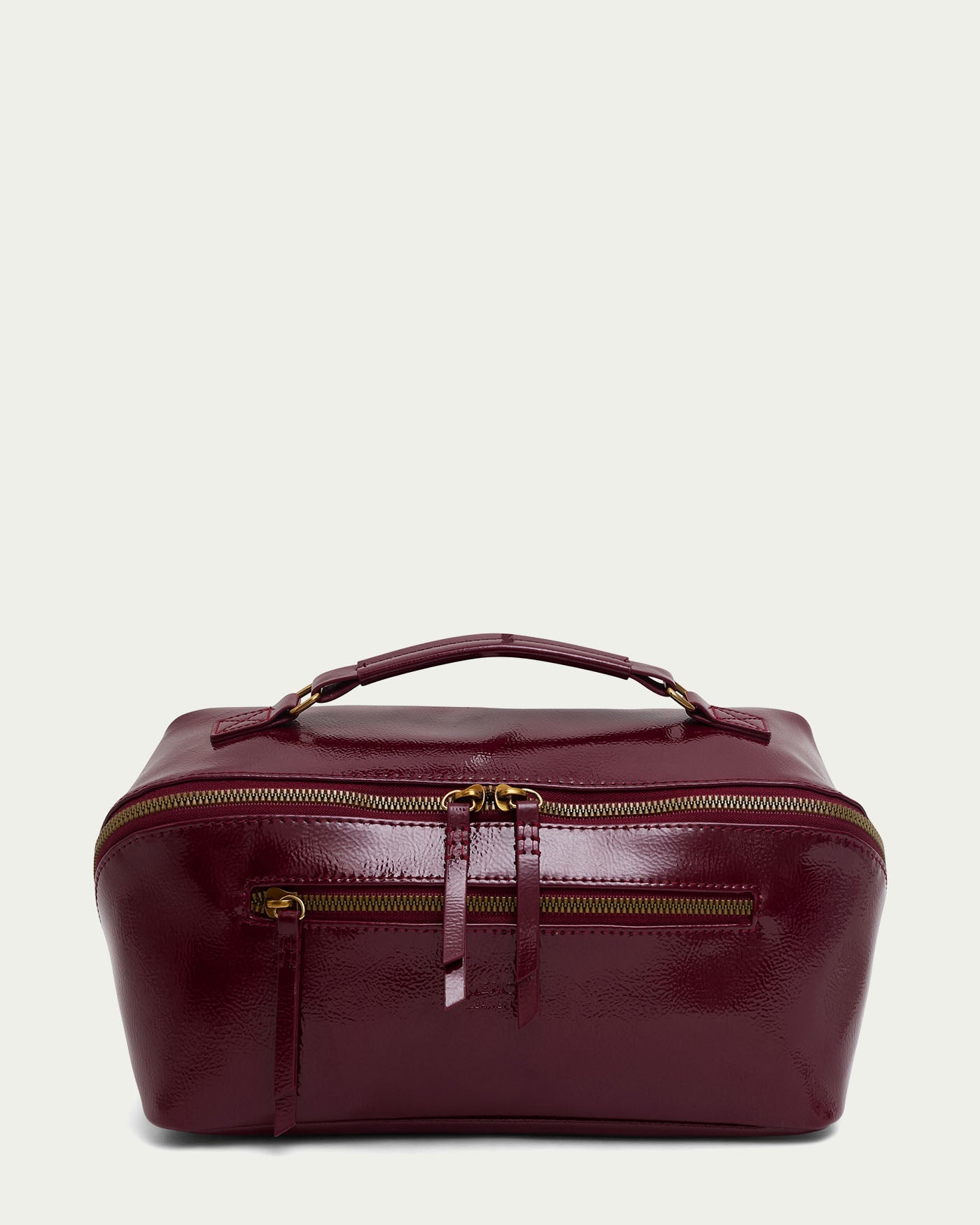 Red Crinkle Patent