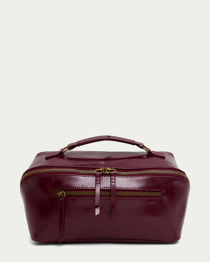 Red Crinkle Patent