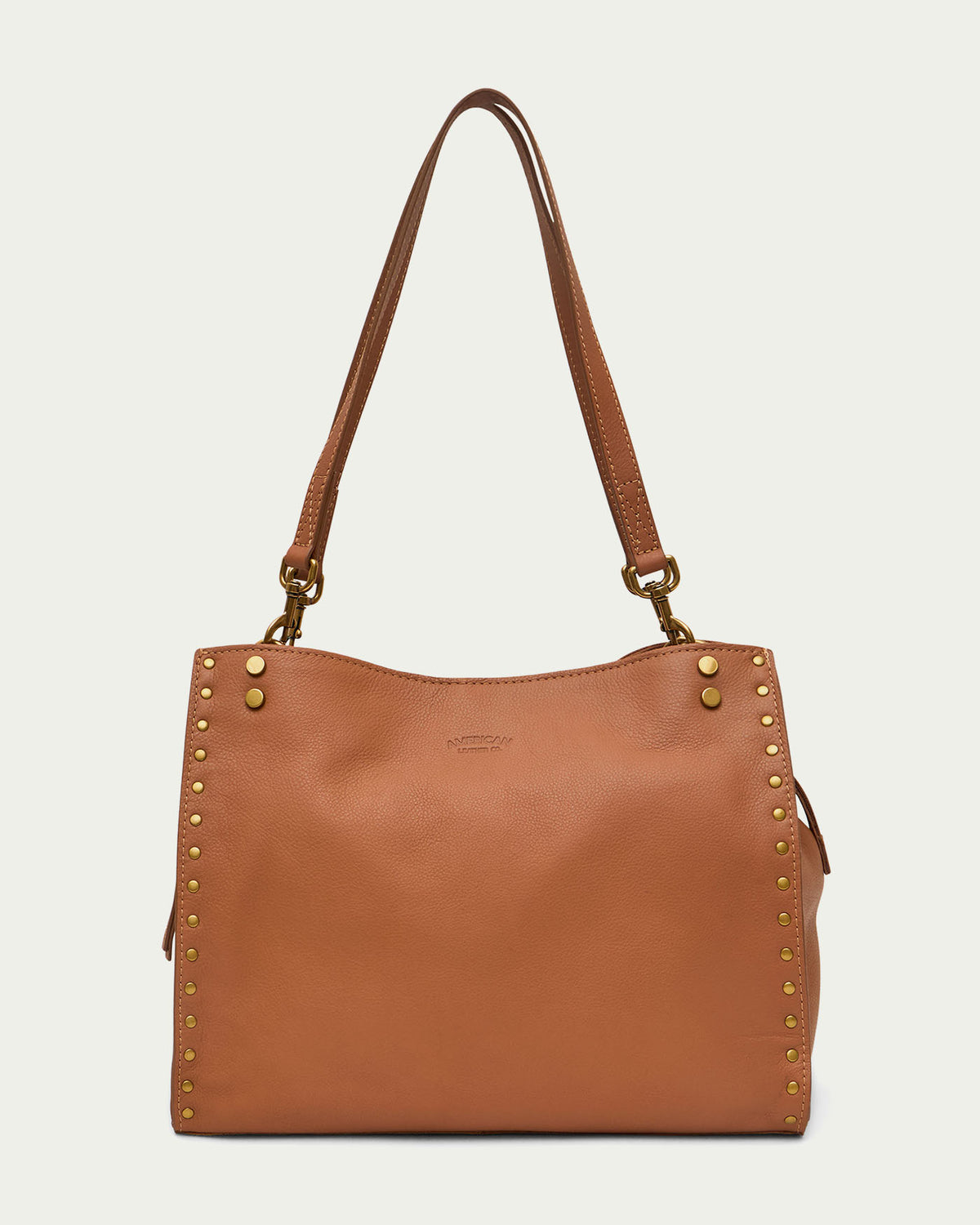 Lenox Studded Triple Entry Satchel