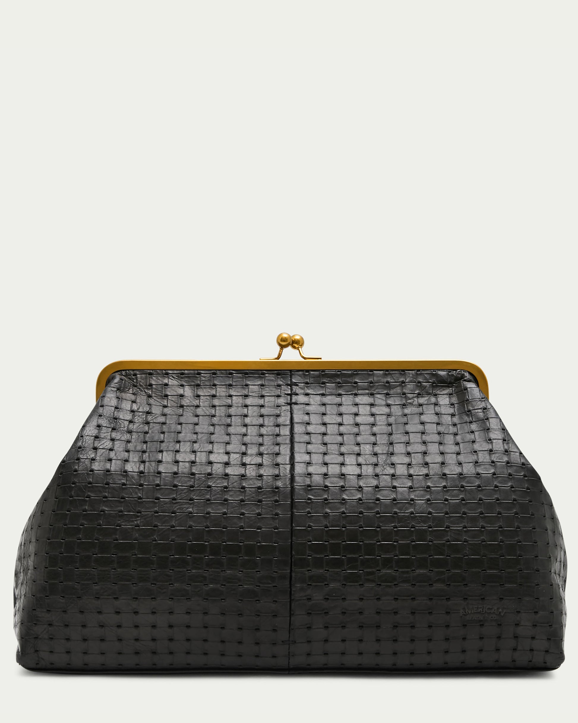 Black Embossed Weave