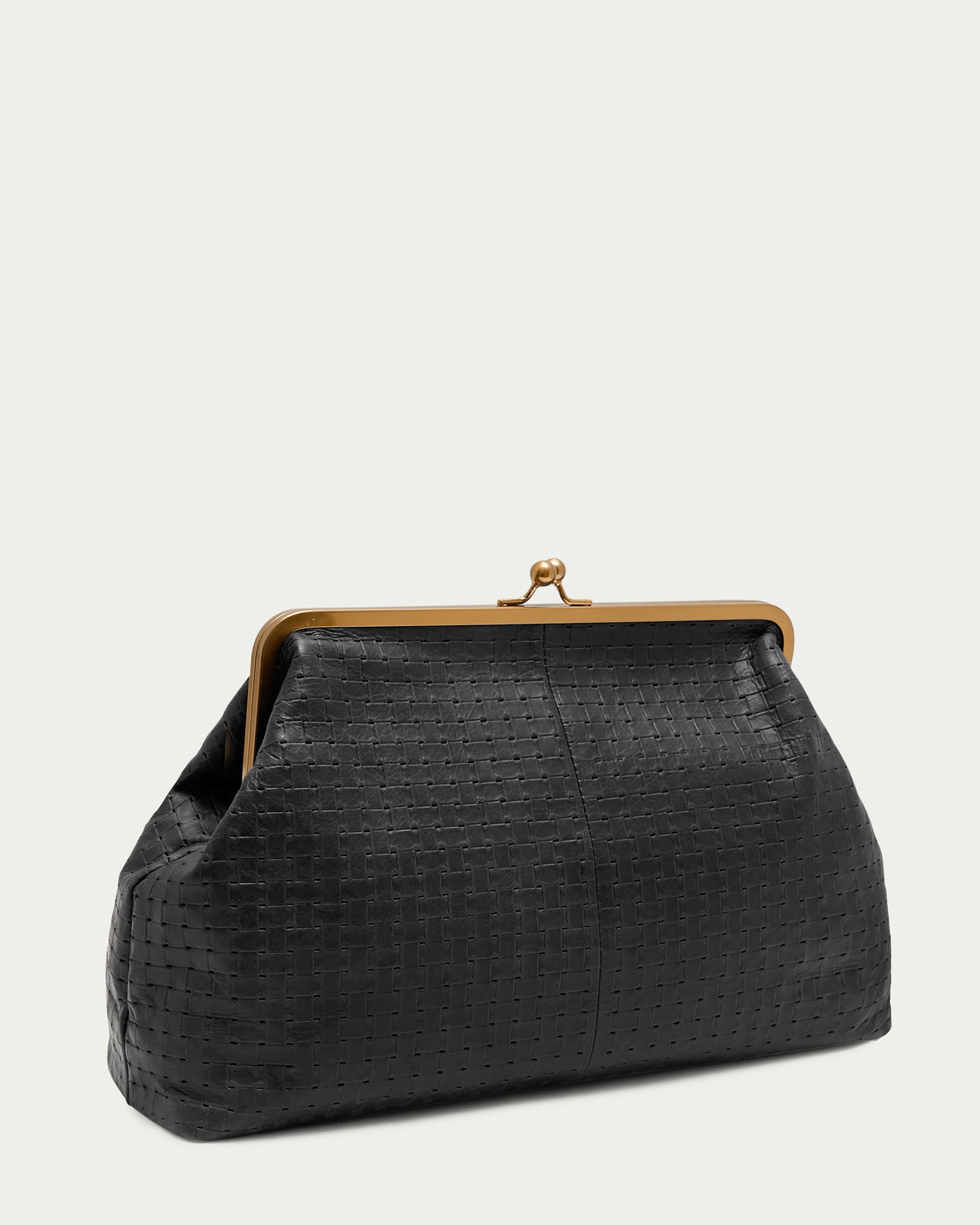 Black Embossed Weave