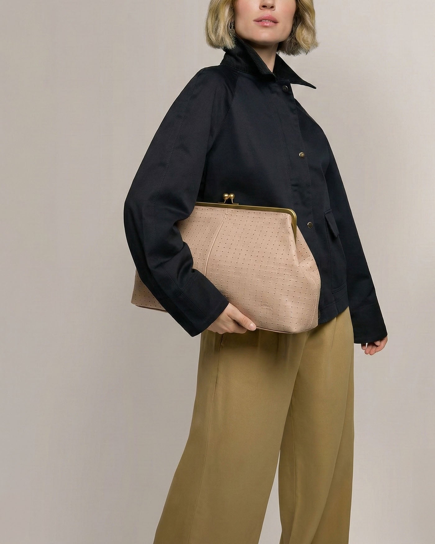 Nutmeg Embossed Weave