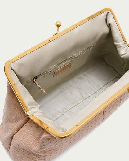 Nutmeg Embossed Weave