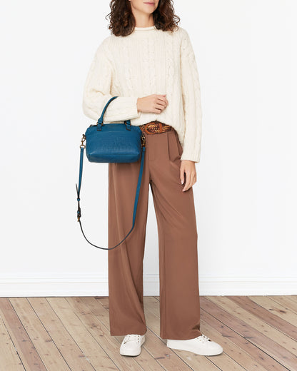deep turquoise croco