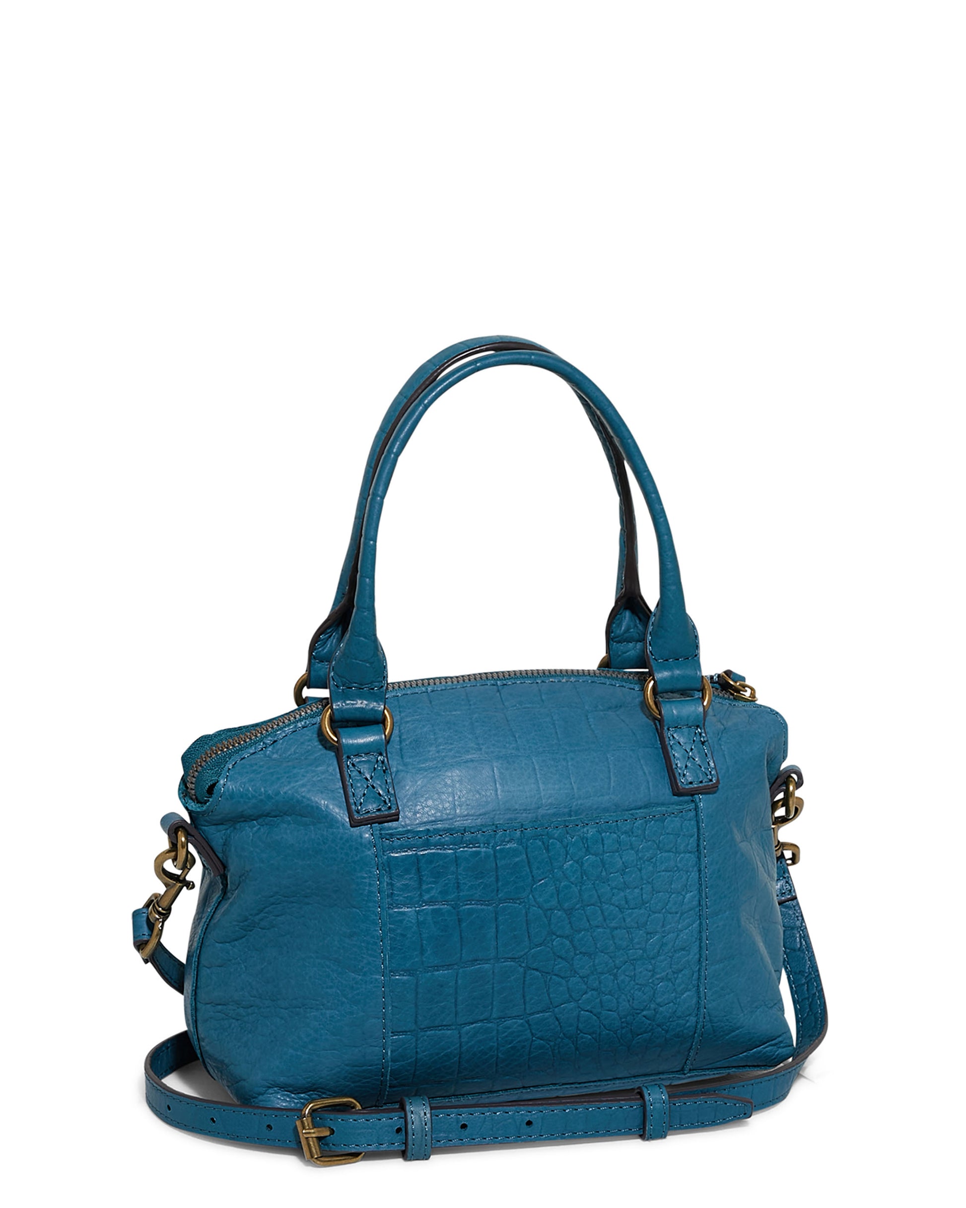 deep turquoise croco