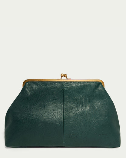 hunter green tooled