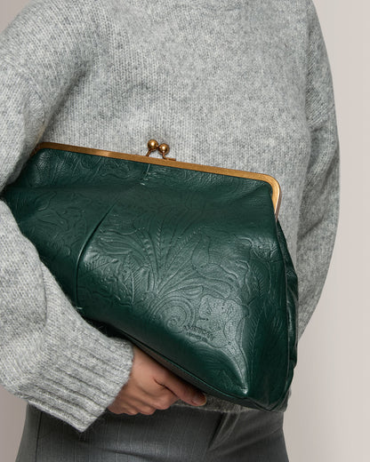 hunter green tooled