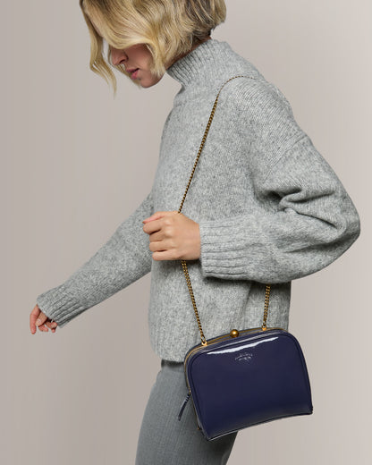 Dark Navy Patent