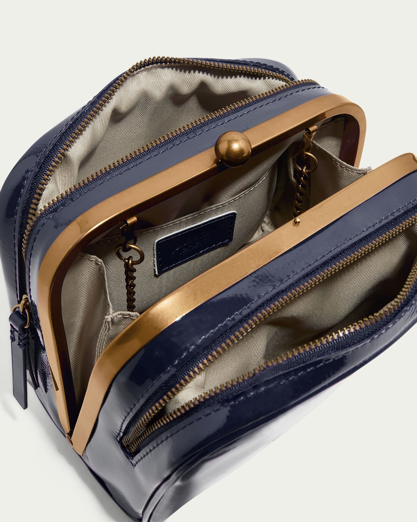 Dark Navy Patent