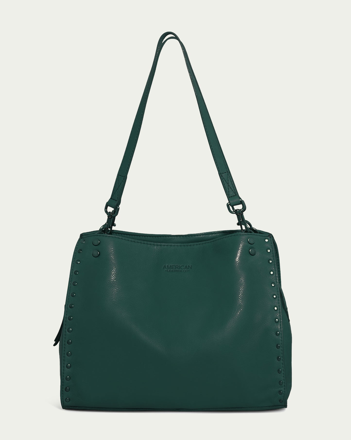 Lenox Studded Triple Entry Satchel