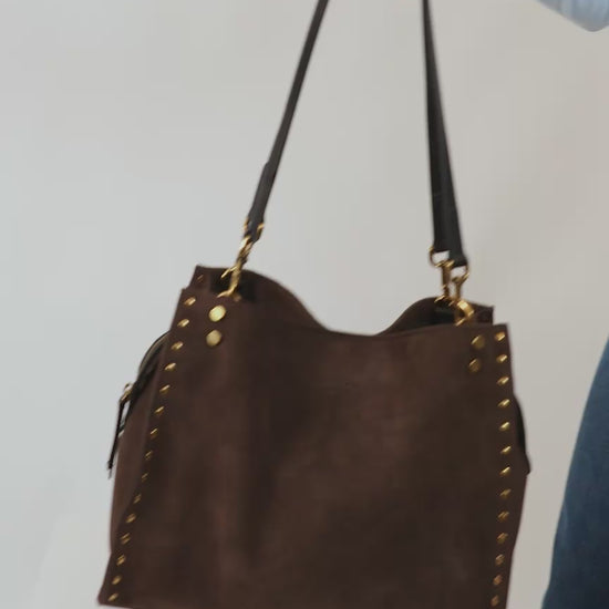 chocolate suede