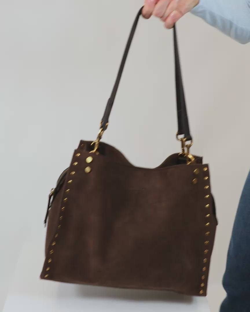 chocolate suede