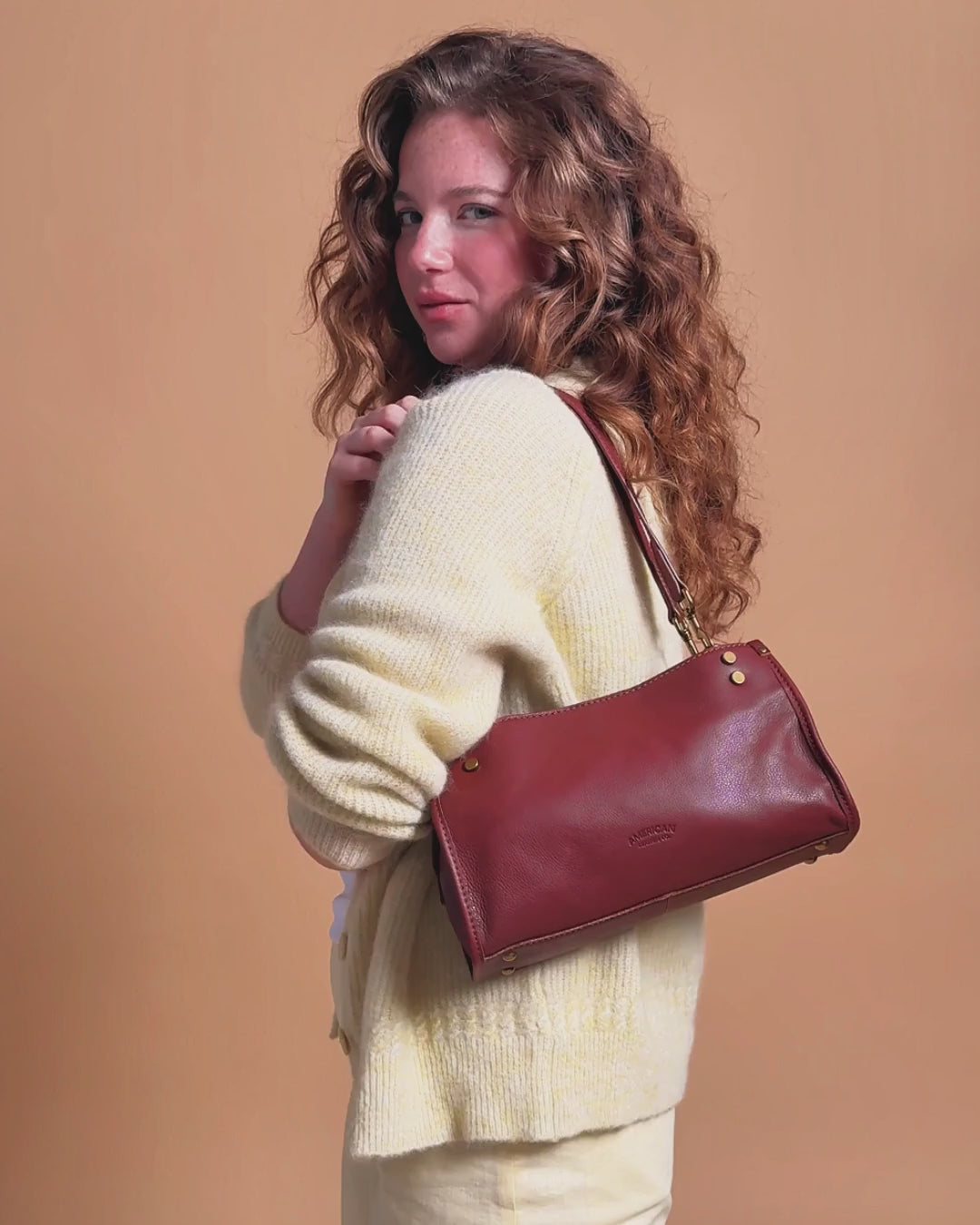Lenox Triple Entry Shoulder | American Leather Co. Handbags