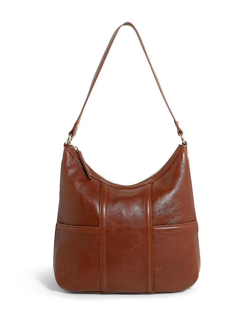 Leather outlet hobo backpack